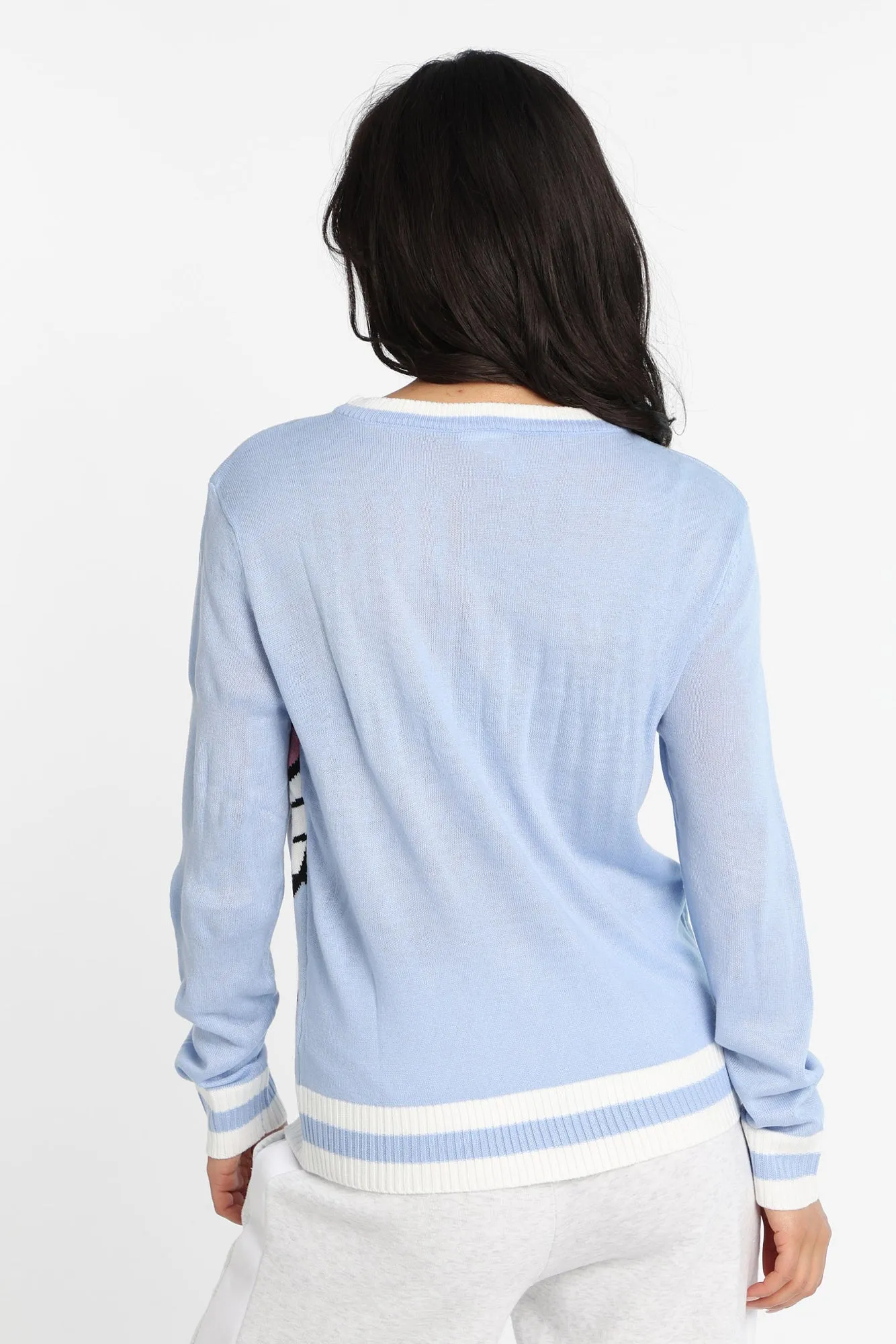 Hello Kitty Striped Graphic Crew Neck Sweater sold by Bluenotes product image thumbnail 3