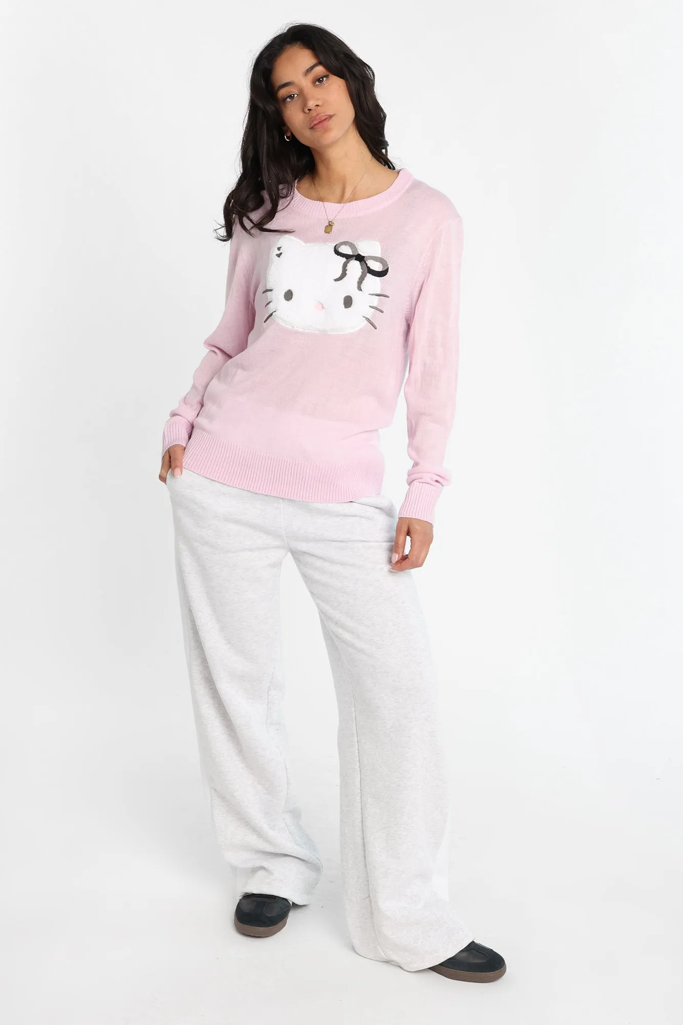 Hello Kitty Bow Graphic Crew Neck Sweater sold by Bluenotes product image thumbnail 4