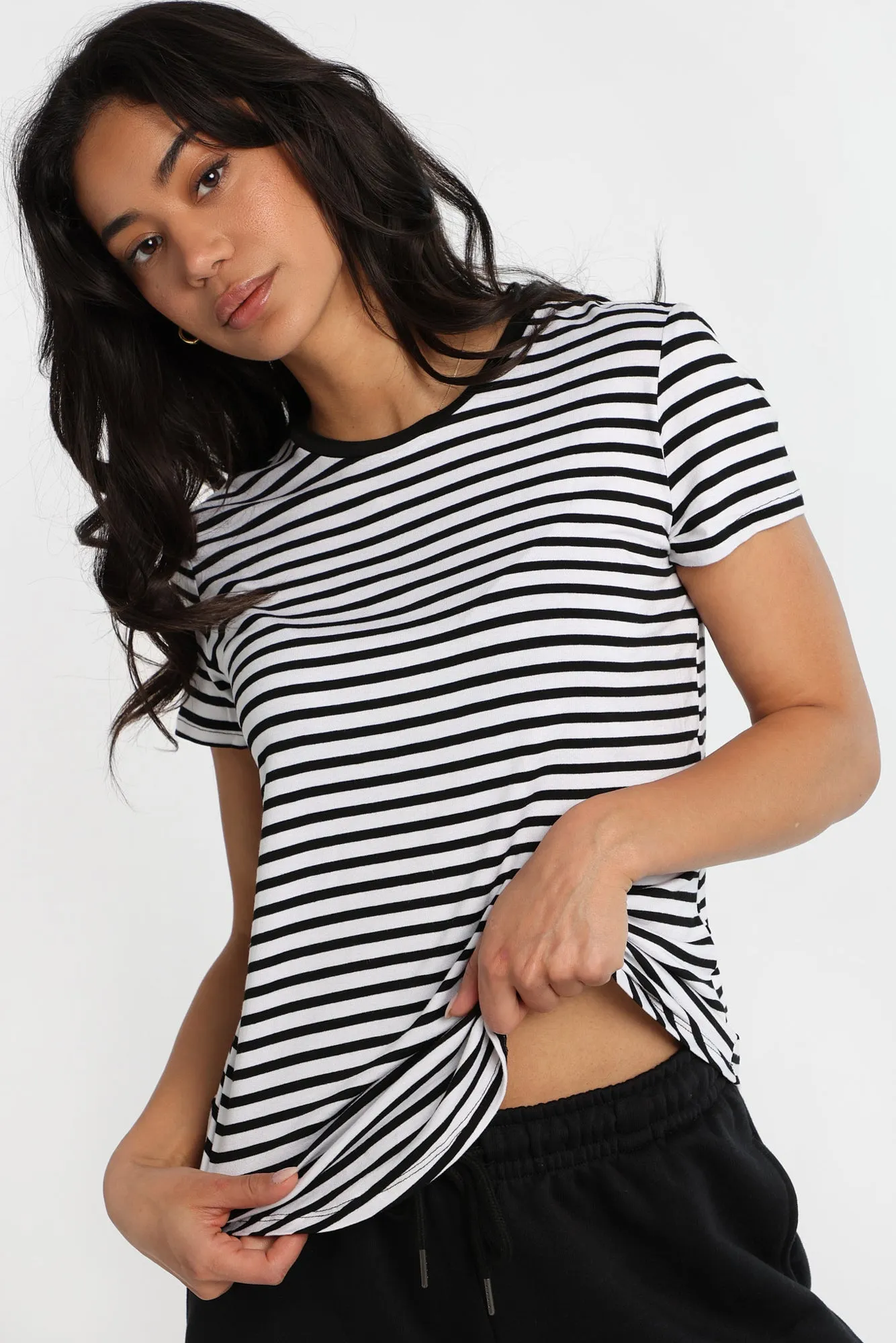 Short Sleeve Crew Neck Relaxed Tee sold by Bluenotes