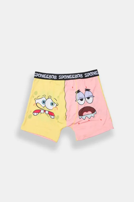 SpongeBob & Patrick Printed Boxer Briefs sold by Bluenotes