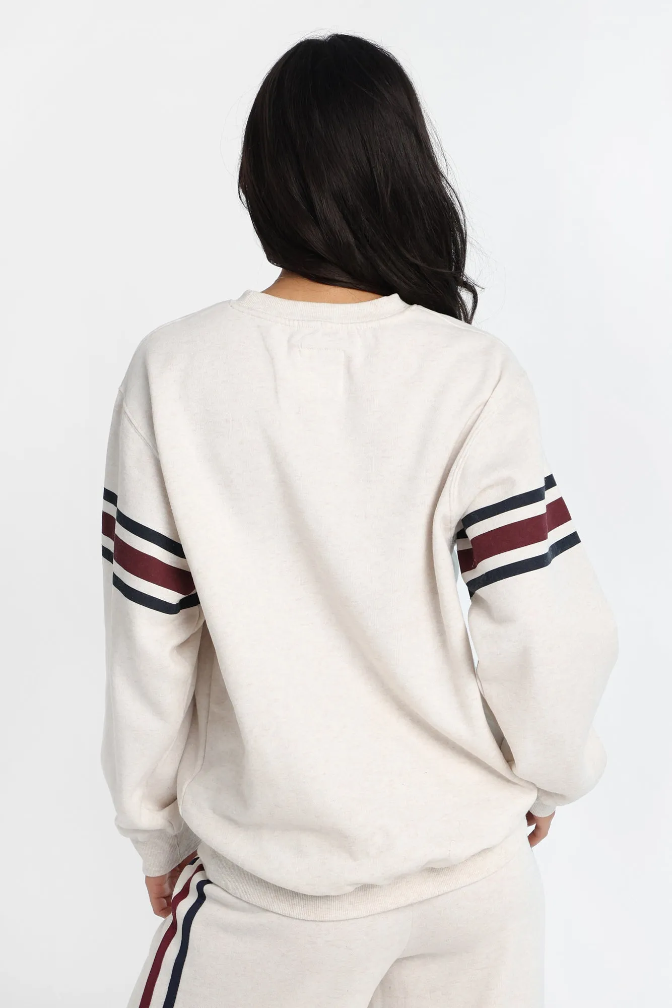 Graphic Oversized Crew Neck Sweatshirt sold by Bluenotes product image thumbnail 4