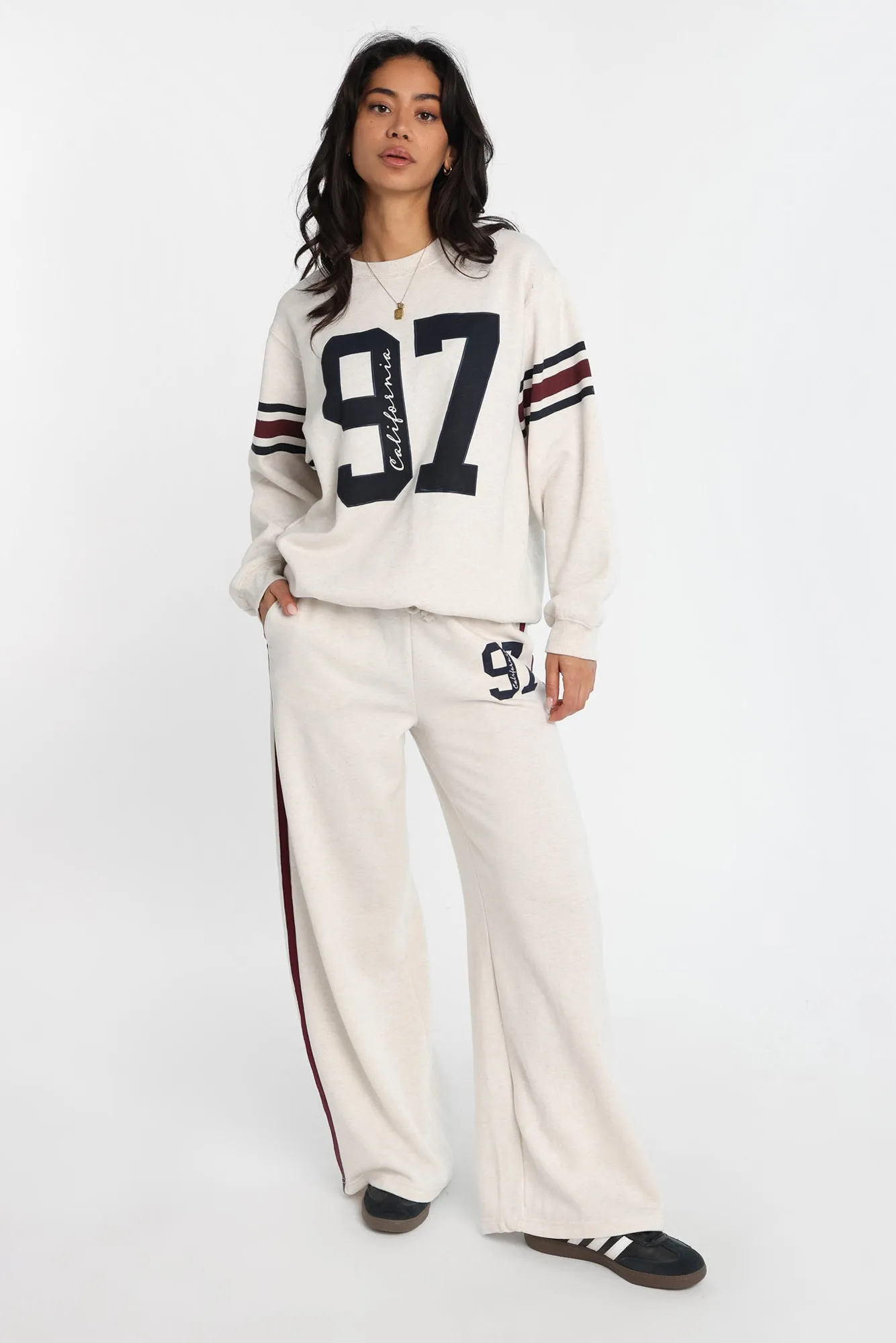 Graphic Oversized Crew Neck Sweatshirt sold by Bluenotes product image thumbnail 5