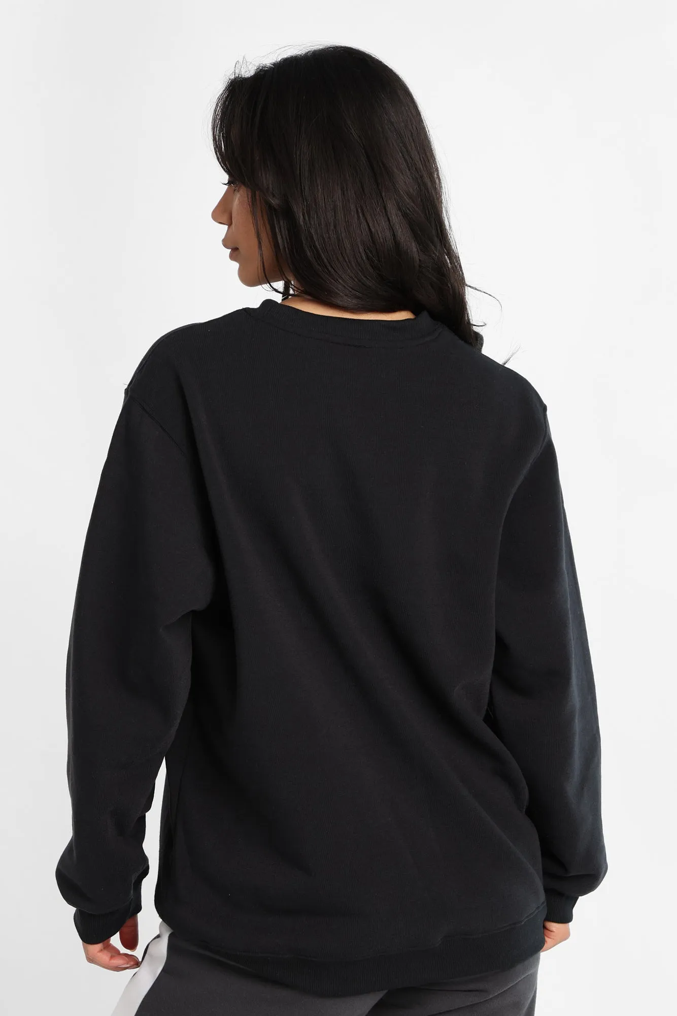 Oversized Crew Neck Sweatshirt sold by Bluenotes product image thumbnail 4
