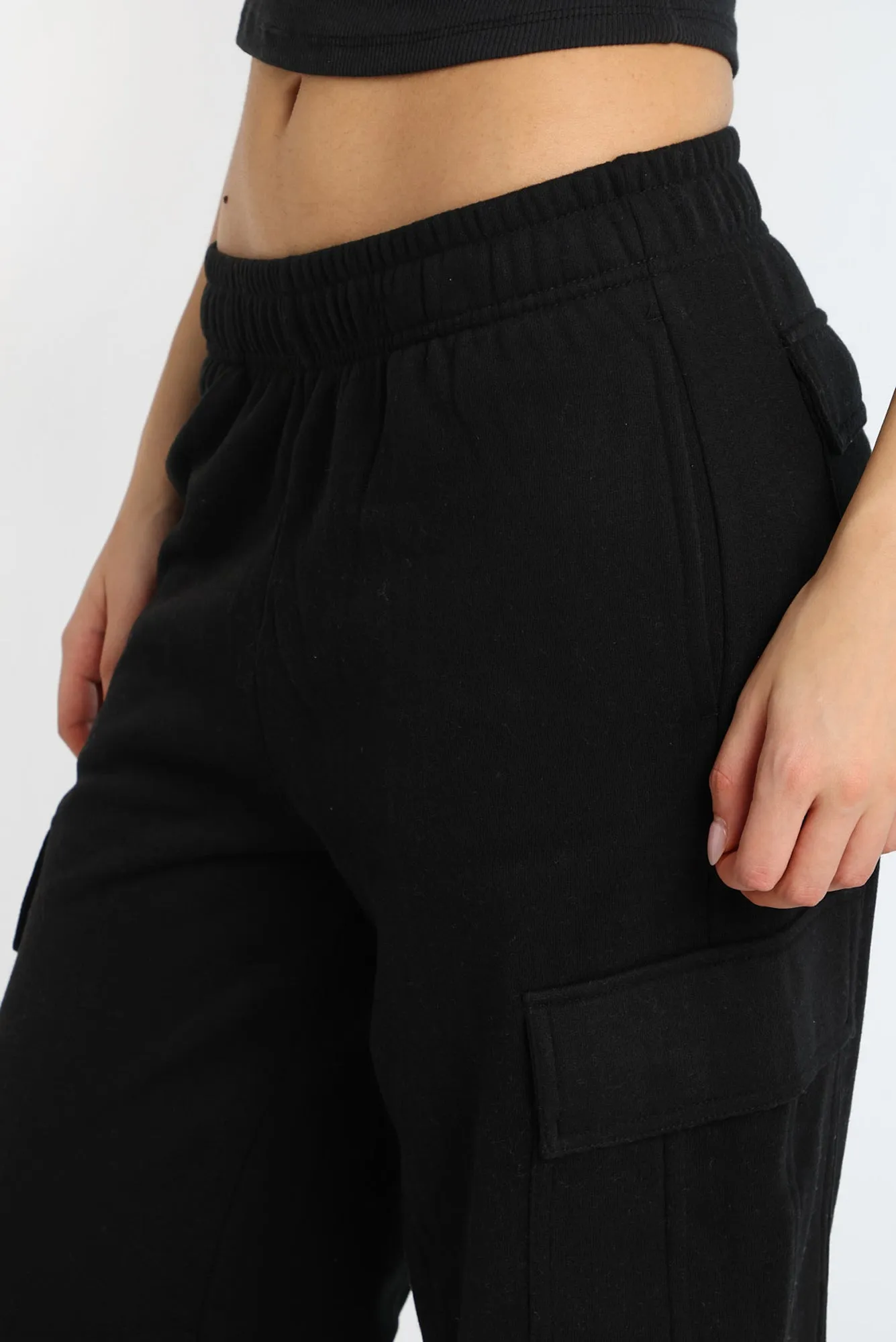 Cargo Wide Leg Sweatpants sold by Bluenotes product image thumbnail 3