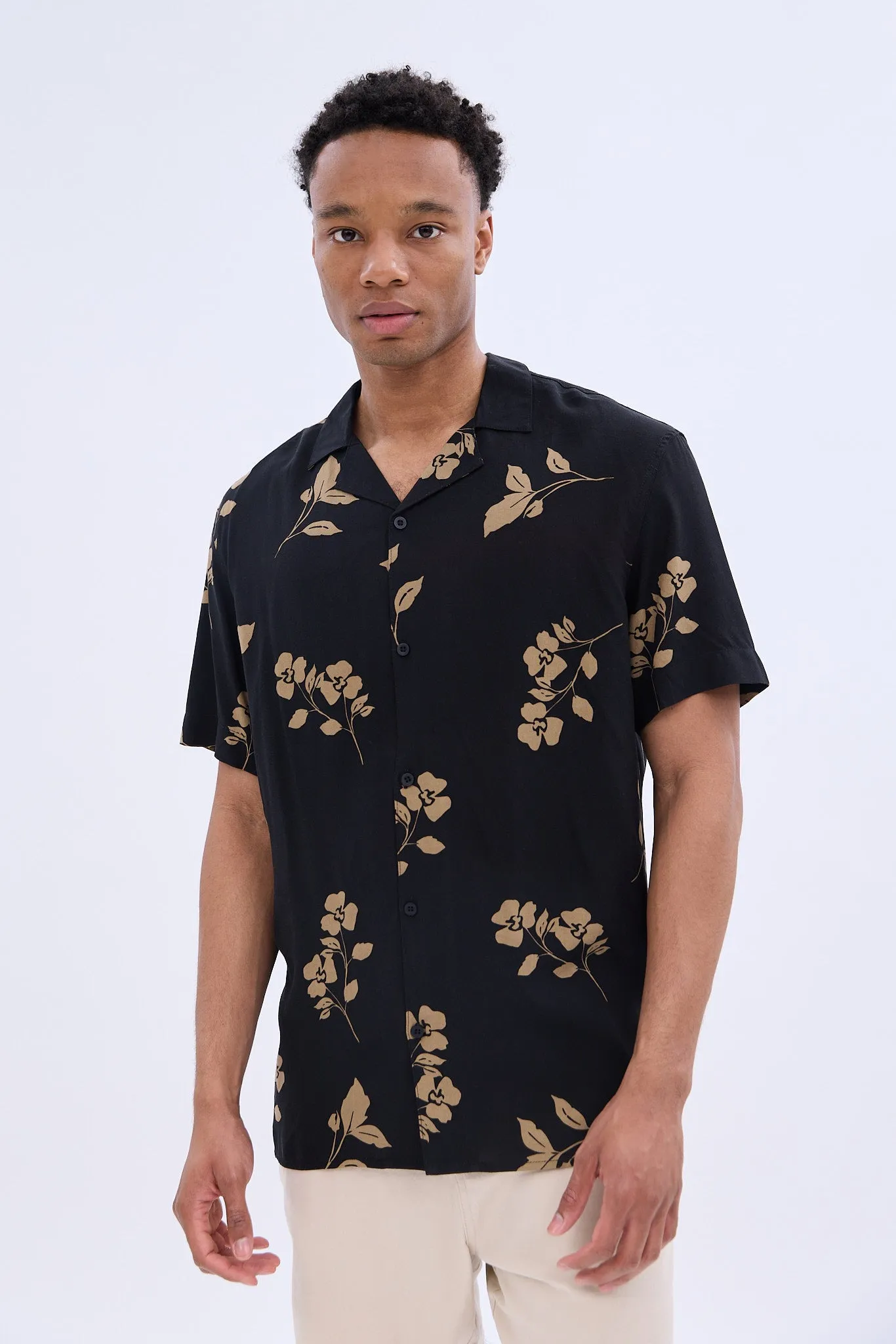 Floral Short Sleeve Resort Shirt sold by Bluenotes
