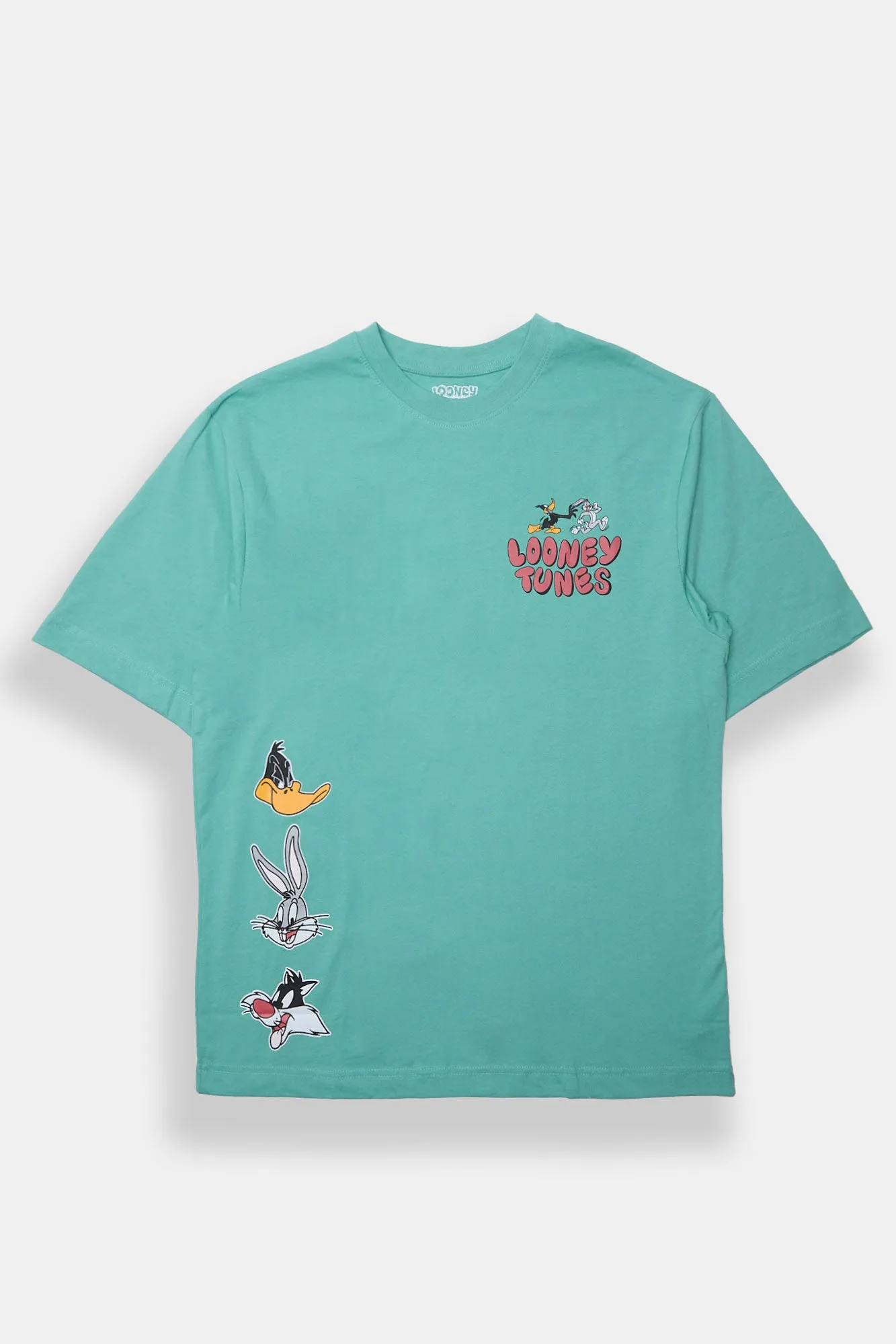 Looney Tunes That's All Folks Graphic Oversized Tee sold by Bluenotes product image thumbnail 2