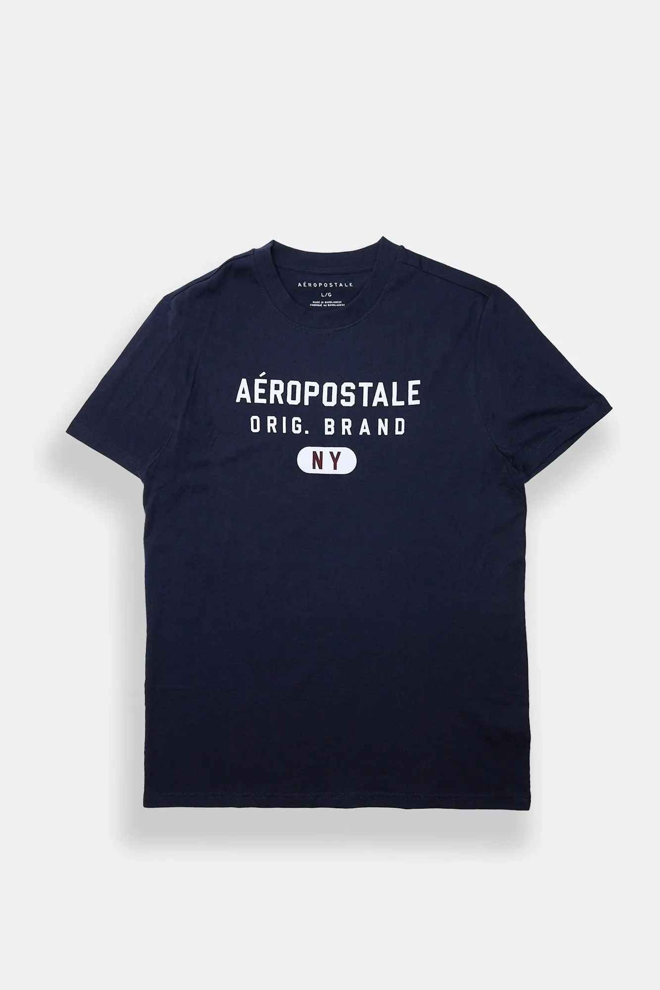 AERO New York Original Brand Flocked Graphic Tee sold by Bluenotes product image thumbnail 4