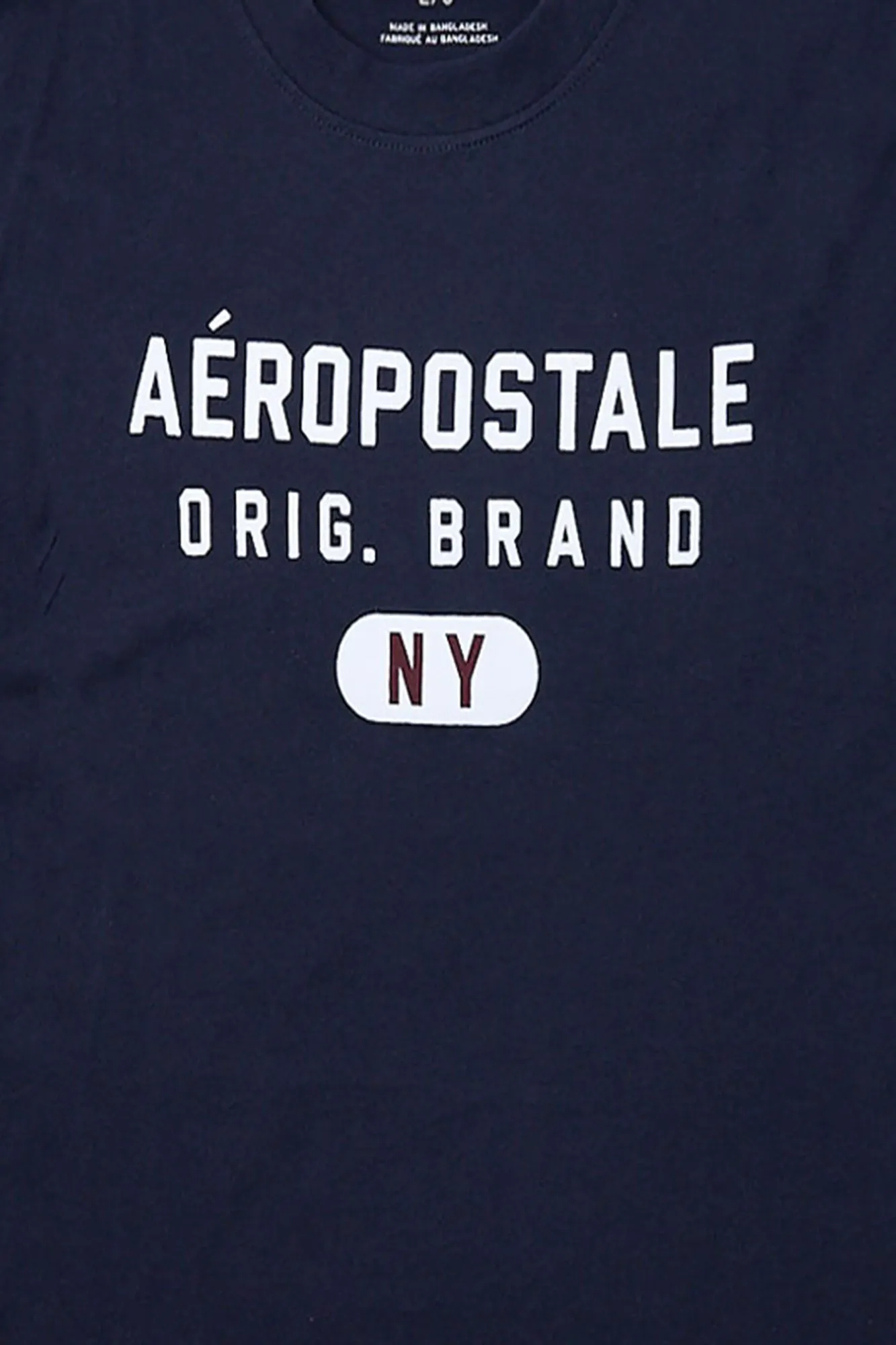 AERO New York Original Brand Flocked Graphic Tee sold by Bluenotes product image thumbnail 5