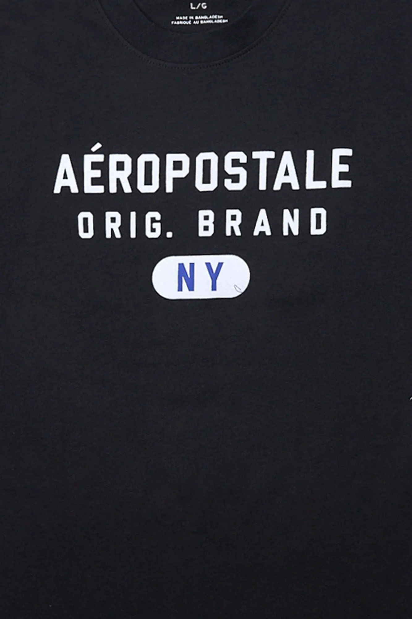 AERO New York Original Brand Flocked Graphic Tee sold by Bluenotes product image thumbnail 3