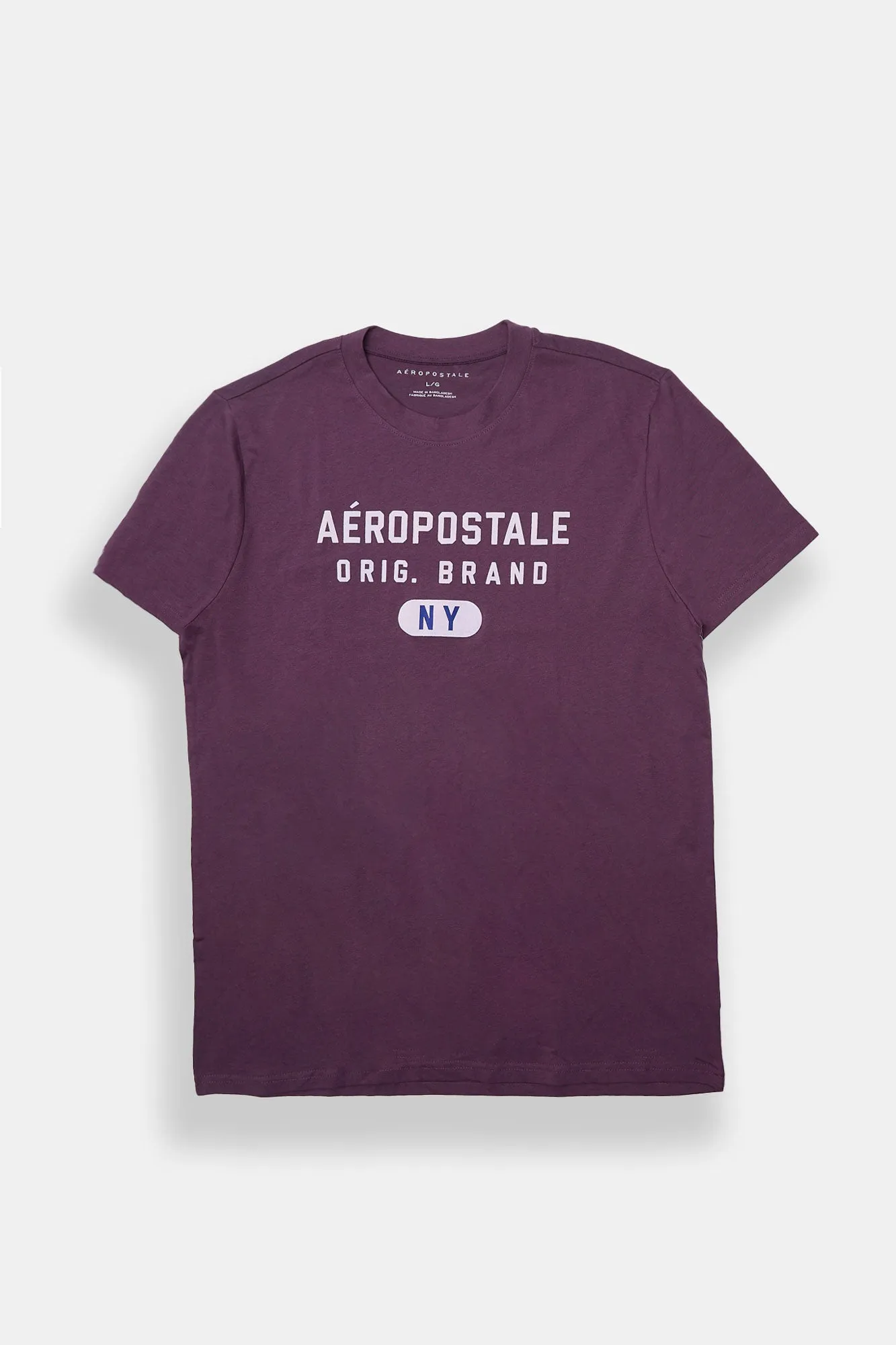 AERO New York Original Brand Flocked Graphic Tee sold by Bluenotes
