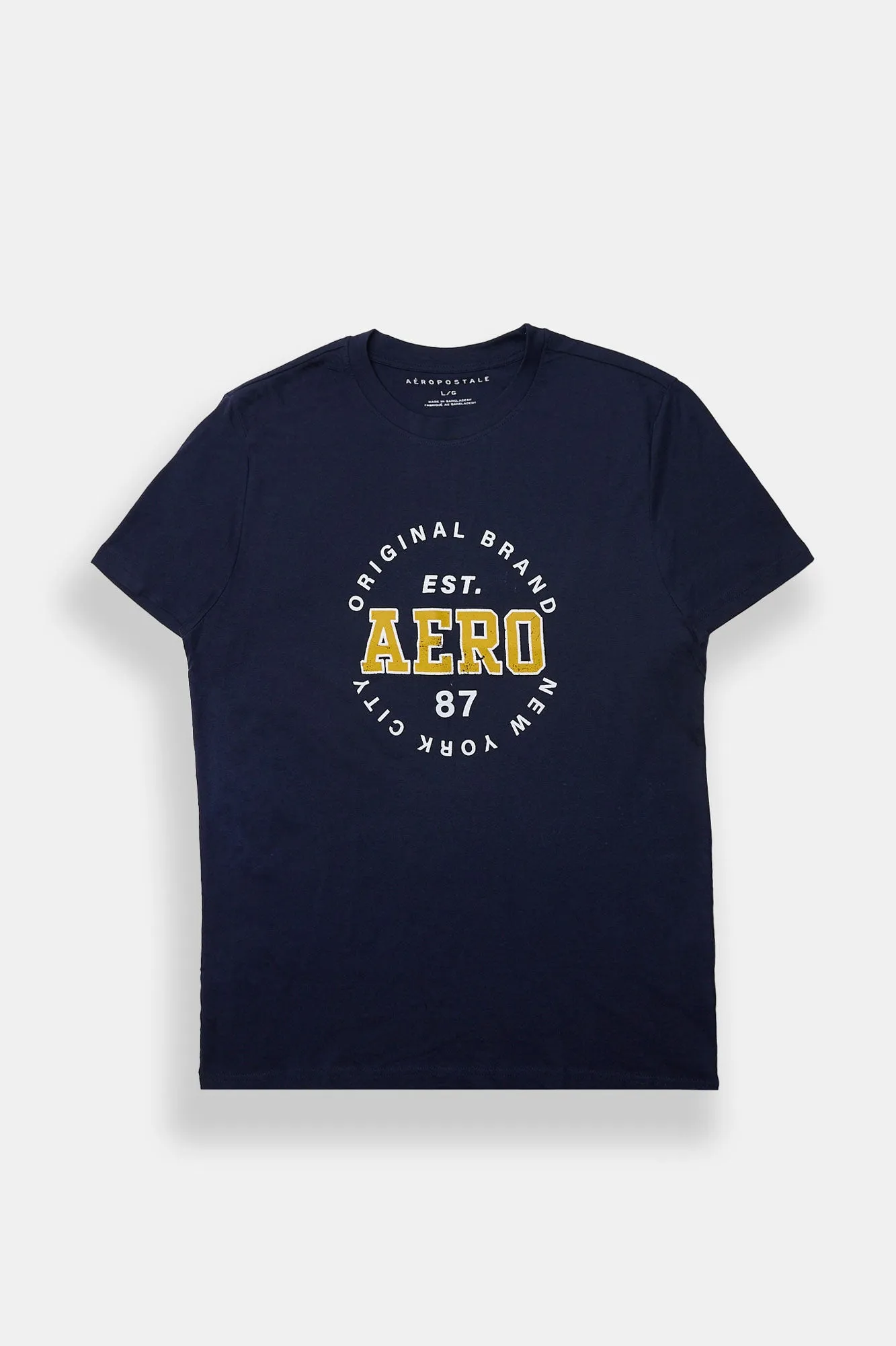 AERO Original Brand Distressed Graphic Tee sold by Bluenotes product image thumbnail 3