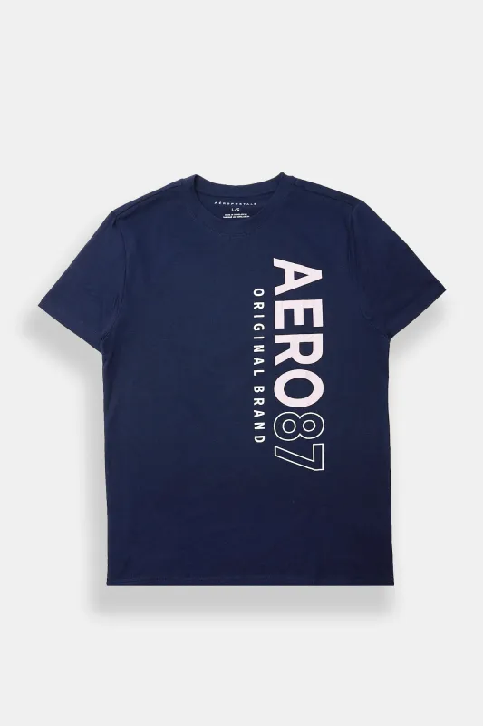 AERO Vertical Graphic Tee sold by Bluenotes