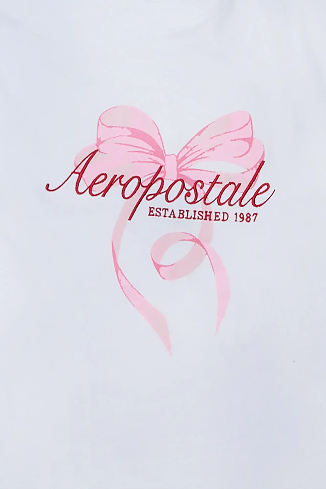 AERO Bow Graphic Boyfriend Tee sold by Bluenotes product image thumbnail 2