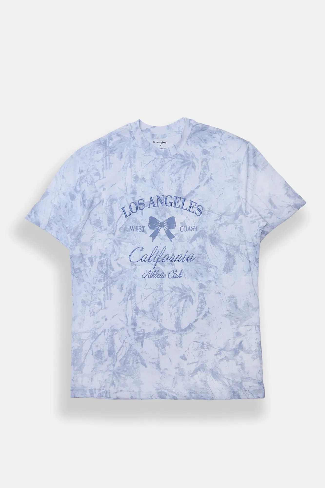 Los Angeles California Bow Tree Camouflage Graphic Boyfriend Tee sold by Bluenotes