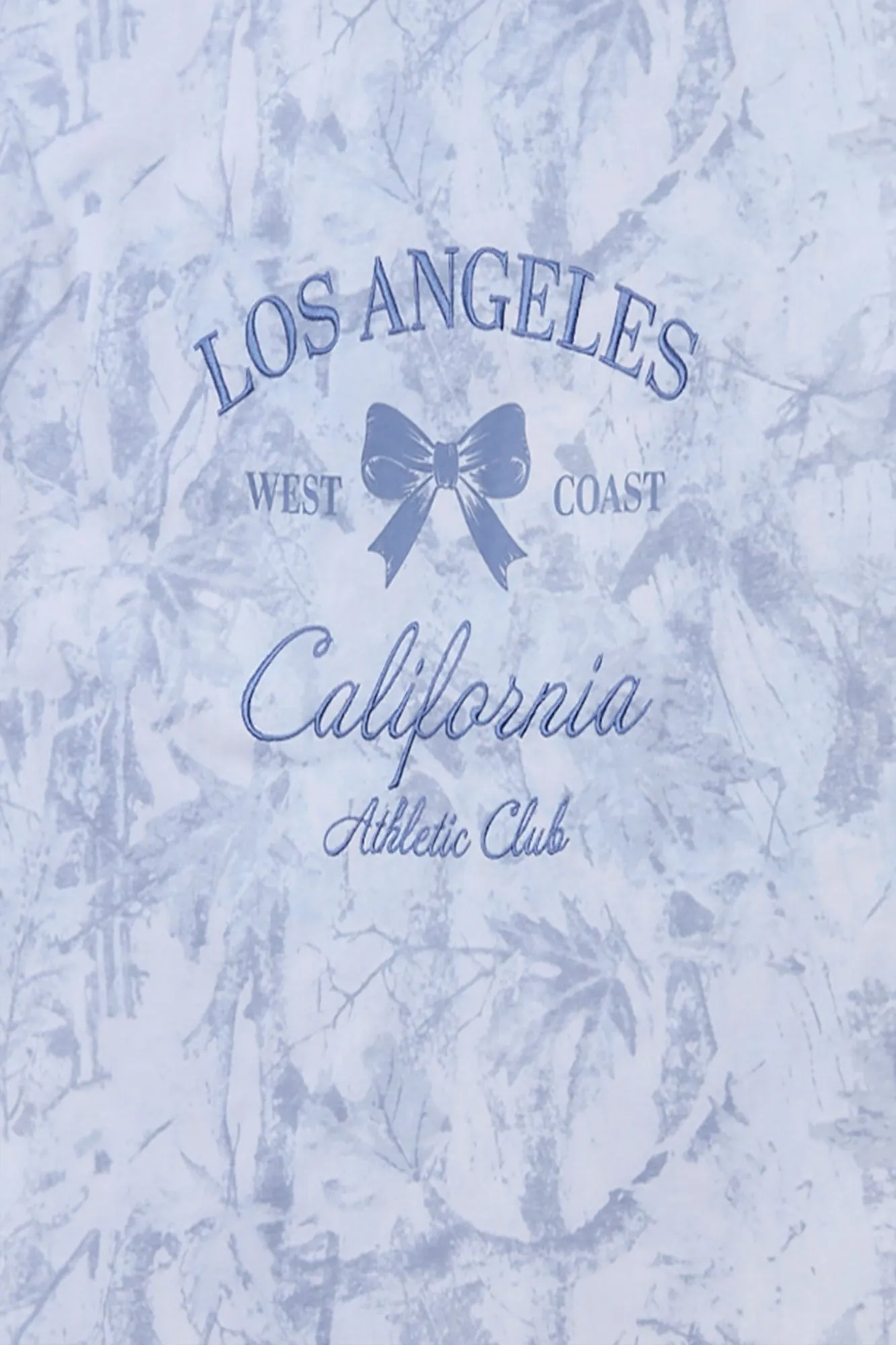 Los Angeles California Bow Tree Camouflage Graphic Boyfriend Tee sold by Bluenotes product image thumbnail 2