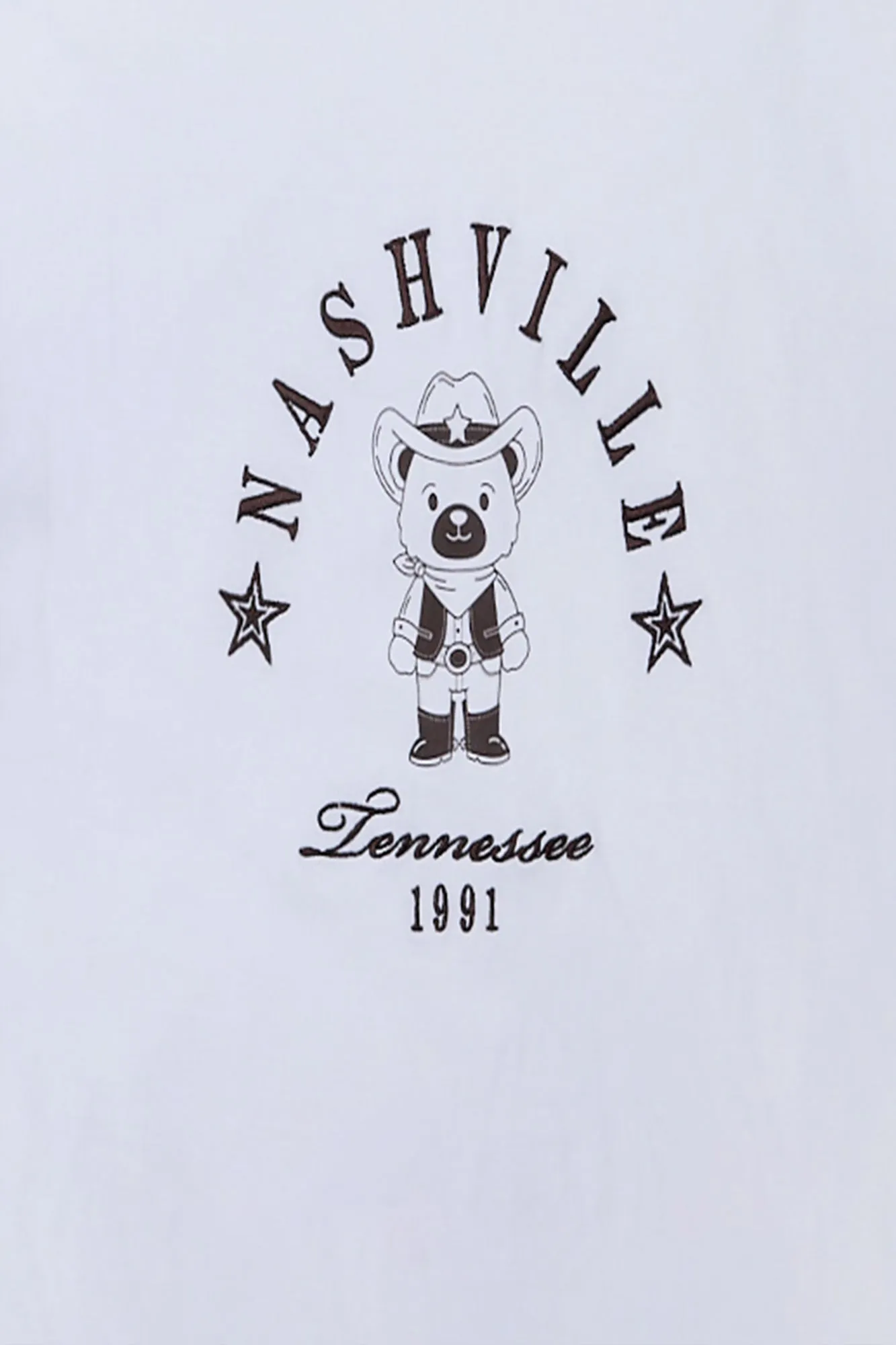 Nashville Tennessee Teddy Graphic Boyfriend Tee sold by Bluenotes product image thumbnail 2