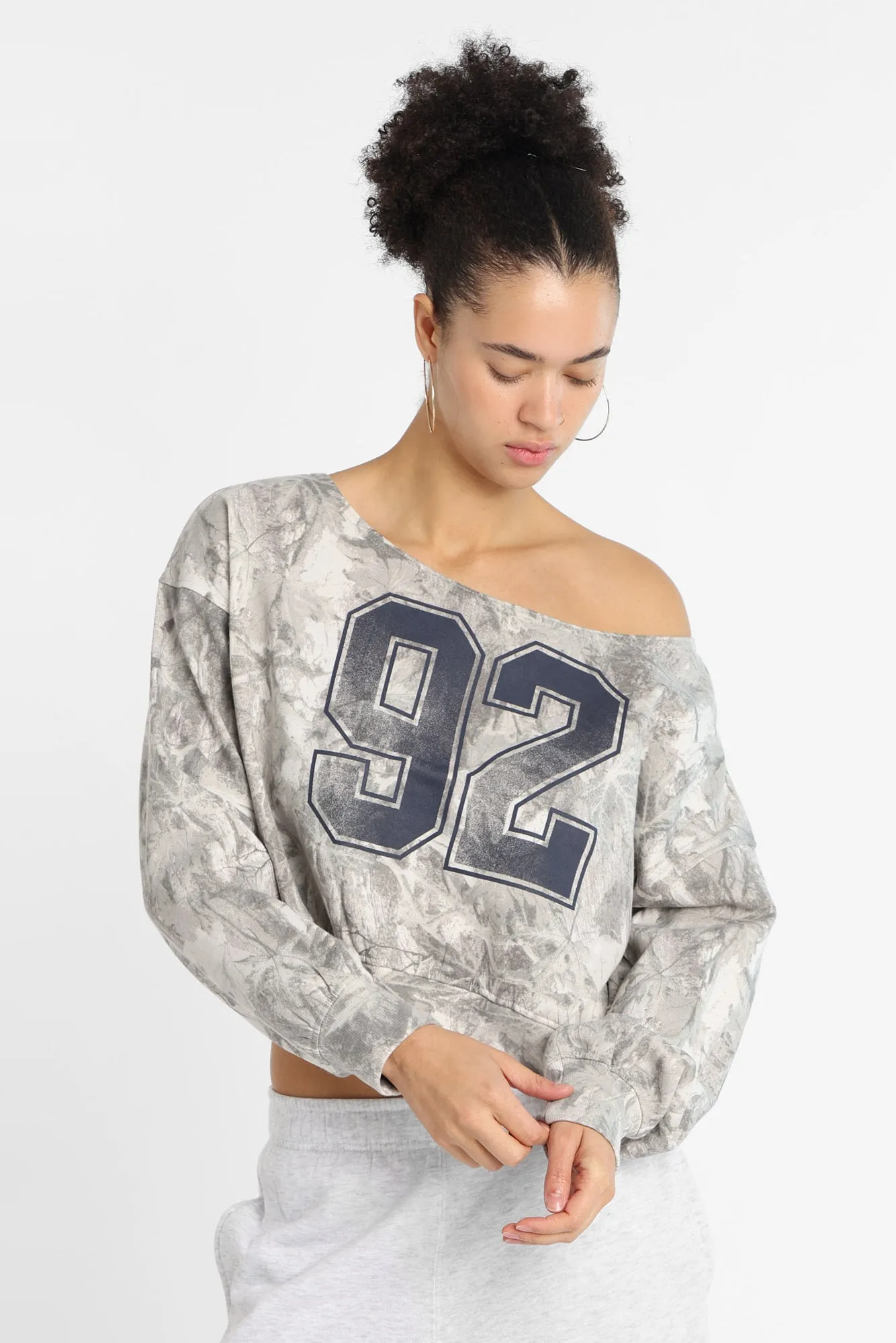 AERO Off-Shoulder Sweatshirt sold by Bluenotes product image thumbnail 3