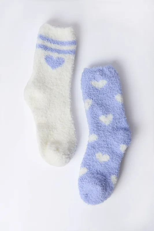 Soft Plush Printed Socks 2-Pack sold by Bluenotes