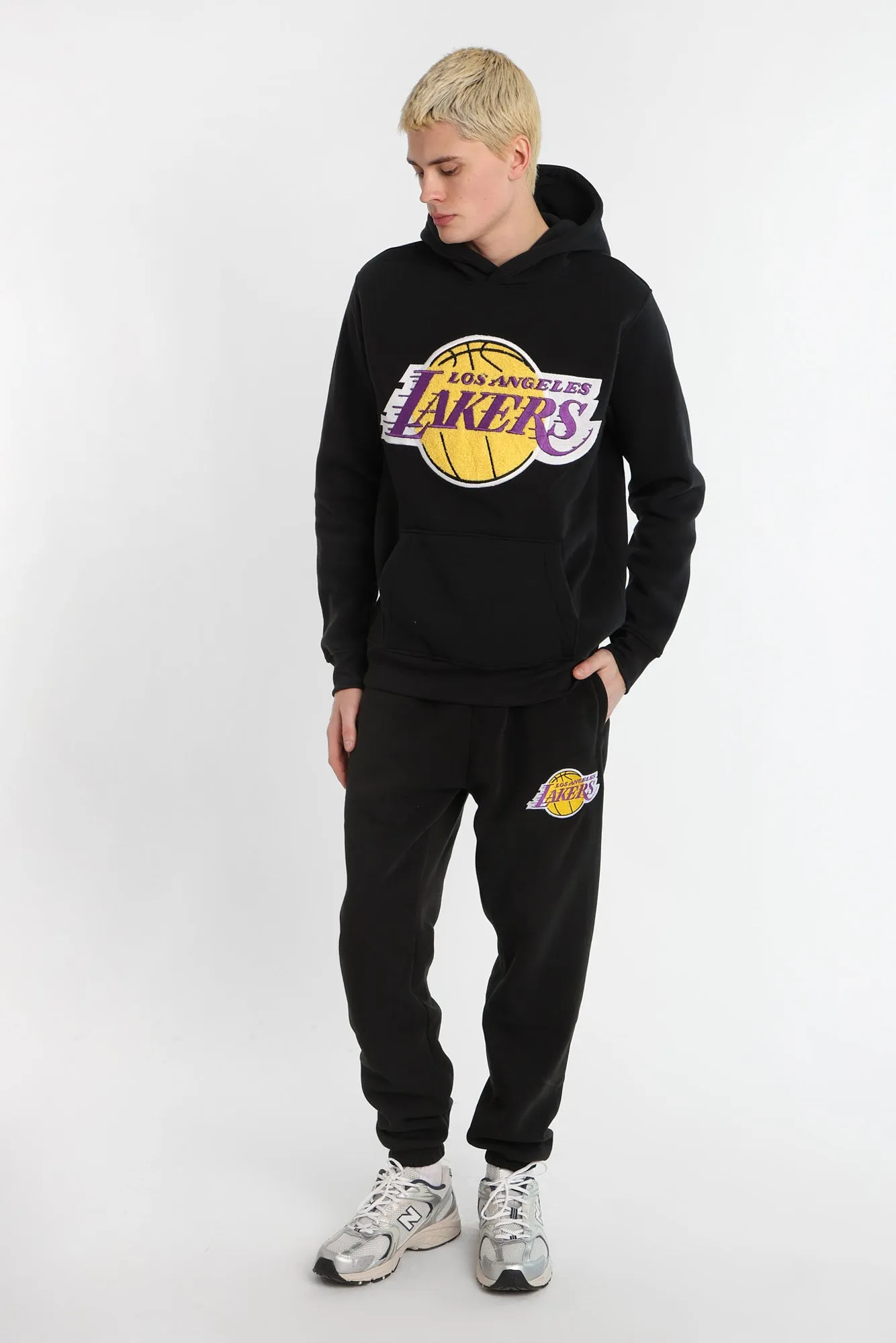 Los Angeles Lakers Embroidered Sweatpants sold by Bluenotes product image thumbnail 4