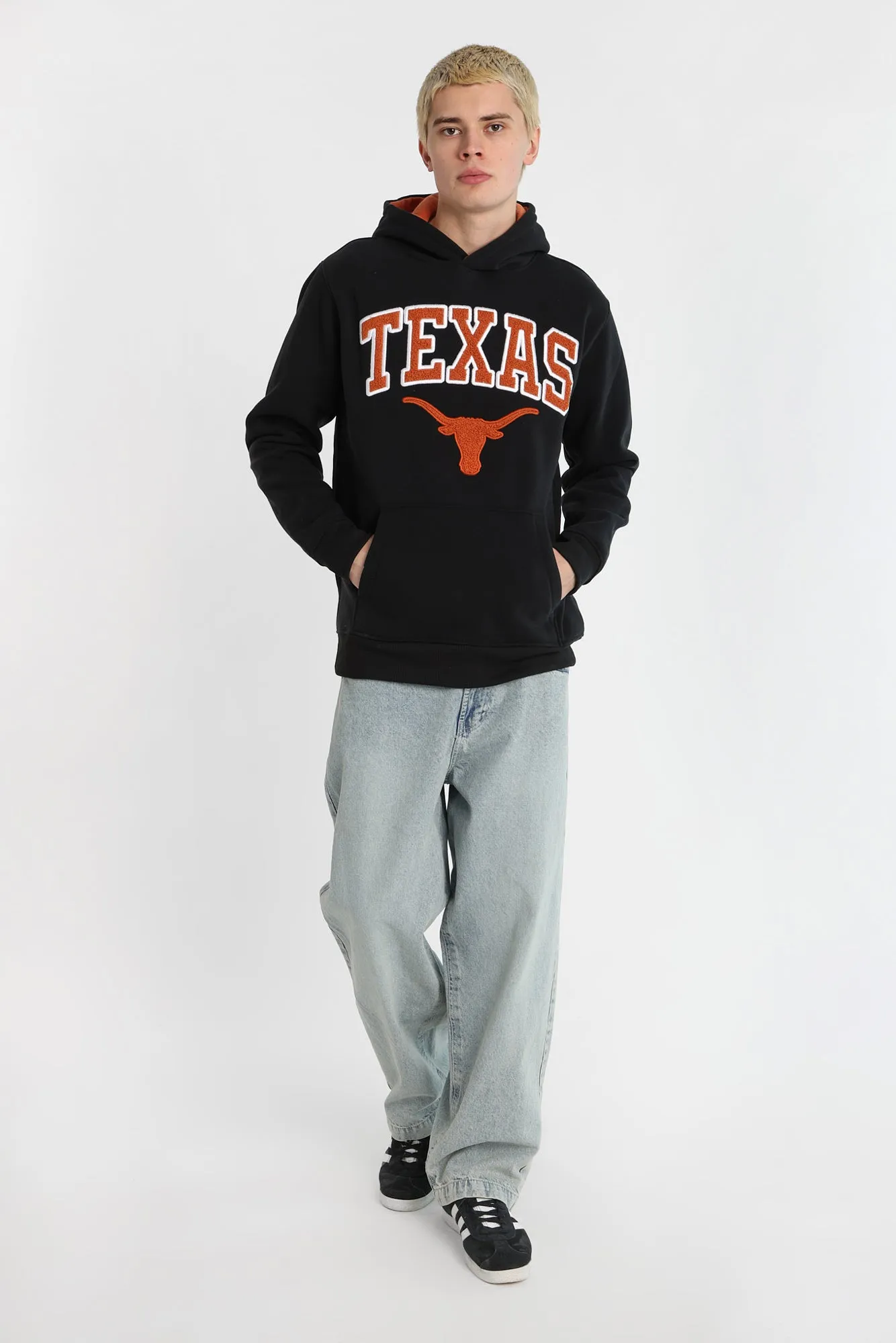 Texas Longhorns Chenille Contrast Hoodie sold by Bluenotes product image thumbnail 4