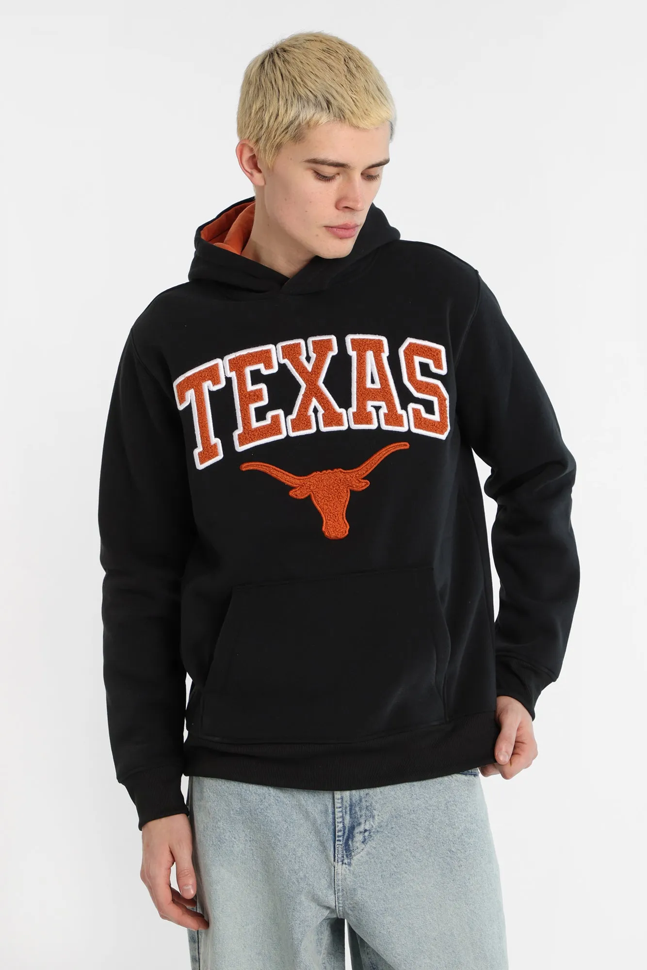 Texas Longhorns Chenille Contrast Hoodie sold by Bluenotes