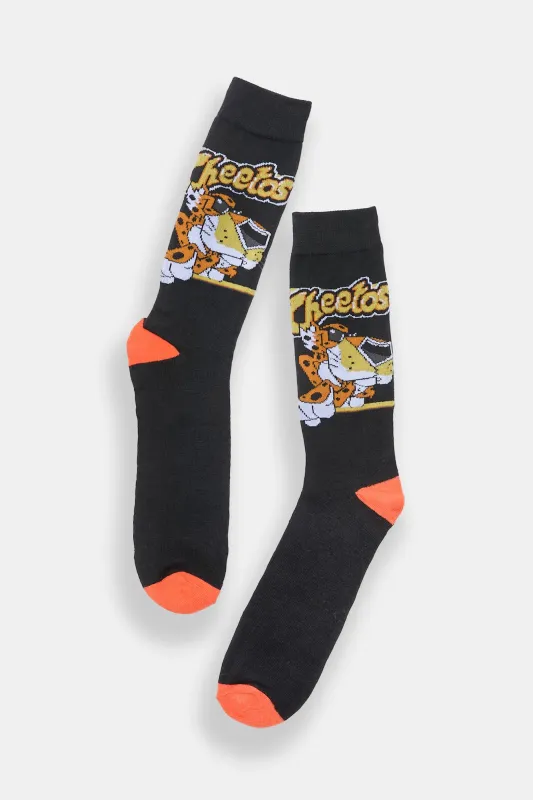 Cheetos Chester Printed Jacquard Crew Socks sold by Bluenotes