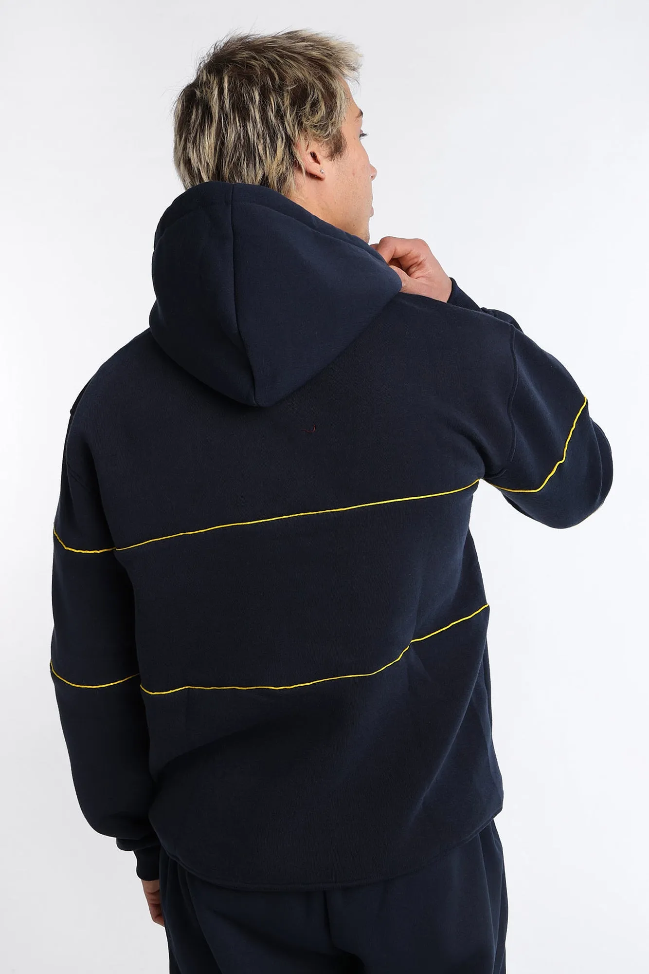Michigan M Chenille Panel Hoodie sold by Bluenotes product image thumbnail 3