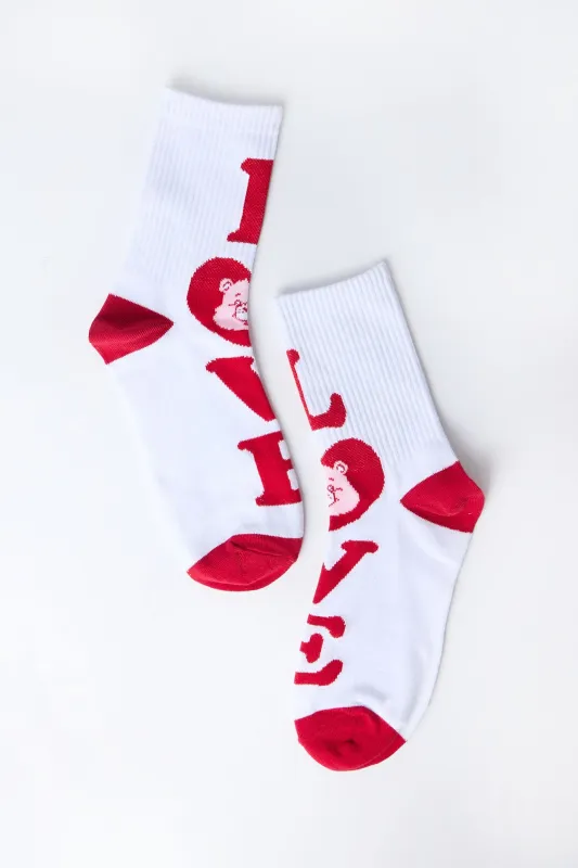 Care Bears Love Printed Crew Socks sold by Bluenotes