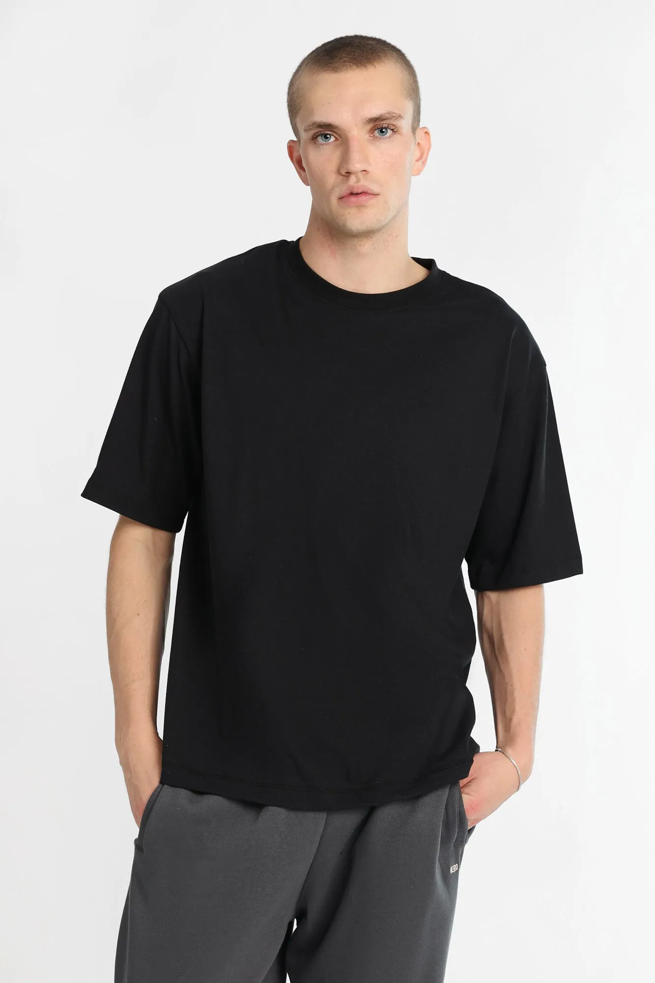 Premium Crew Neck Oversized Tee sold by Bluenotes product image thumbnail 2