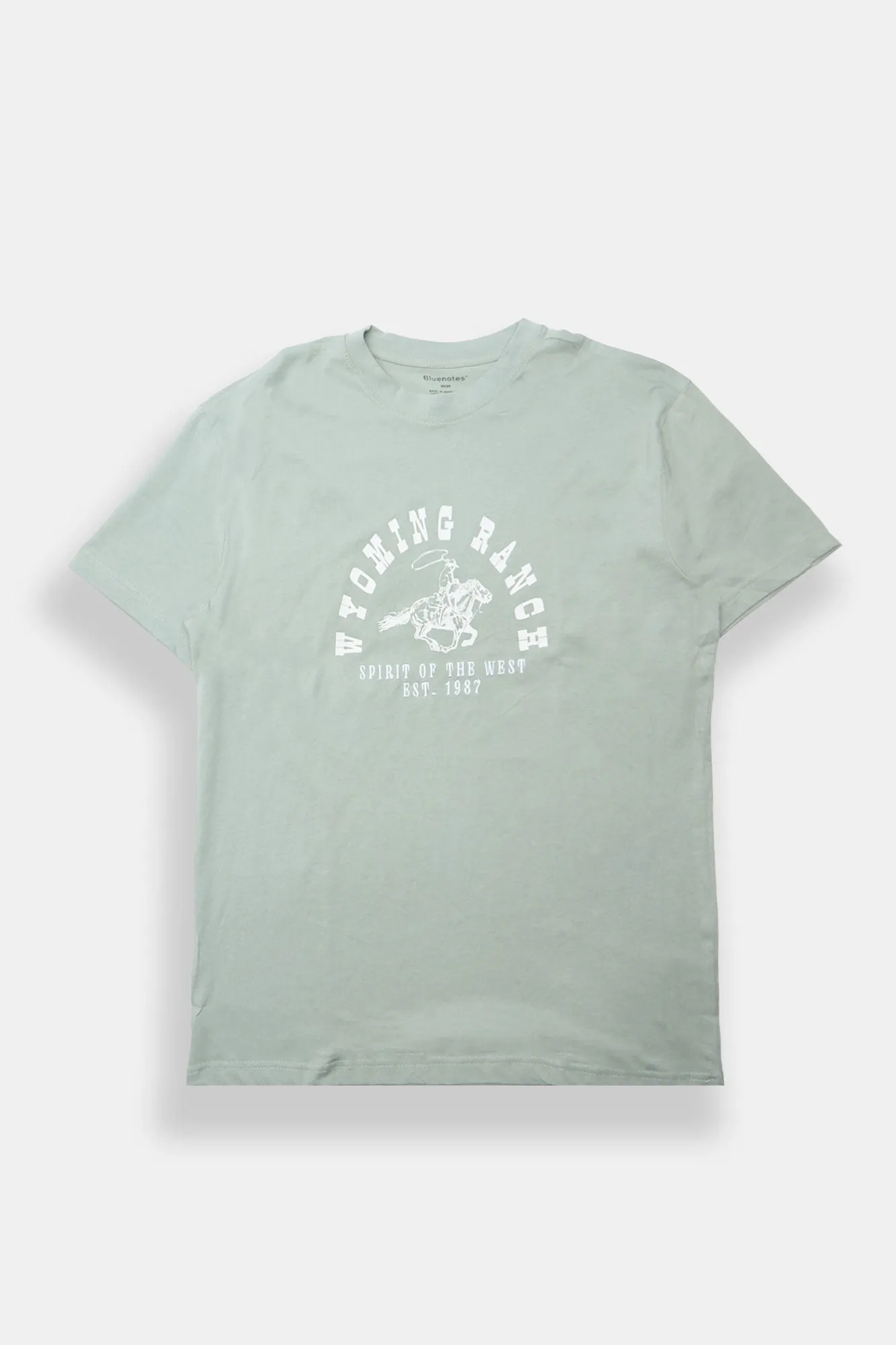 Wyoming Graphic Boyfriend Tee sold by Bluenotes