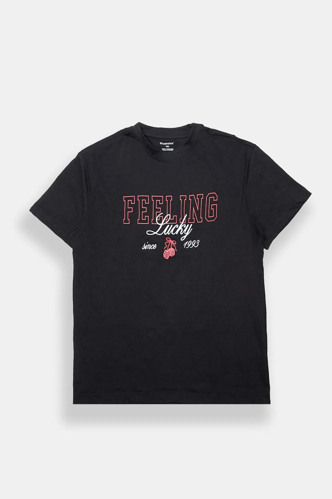 Feeling Lucky Since 1995 Graphic Boyfriend Tee sold by Bluenotes