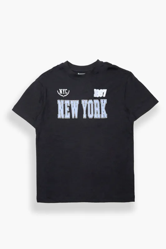 New York 1997 Graphic Boyfriend Tee sold by Bluenotes