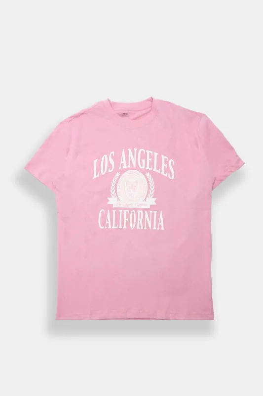 AERO Los Angeles Crest Graphic Boyfriend Tee sold by Bluenotes