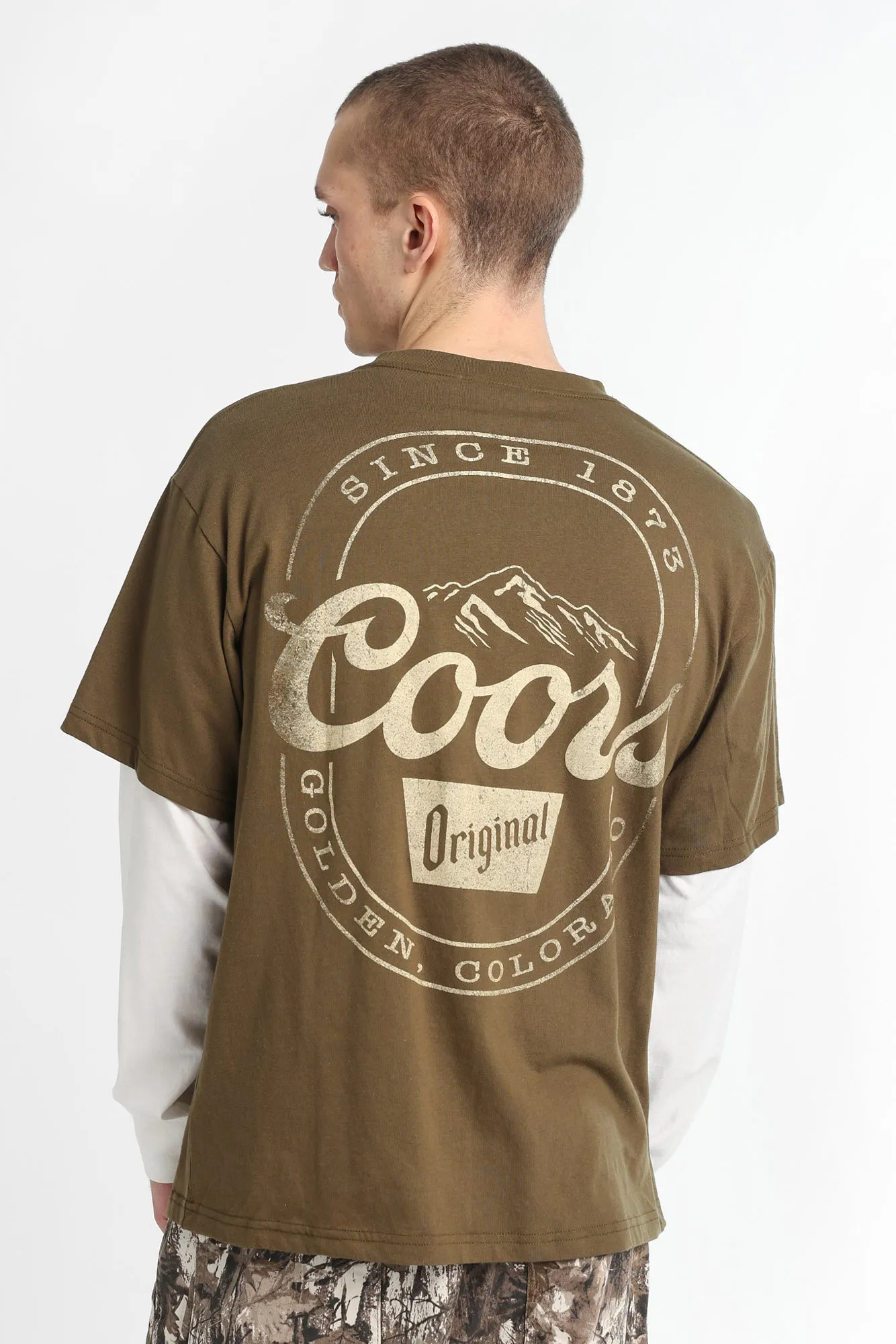 Coors Original Long Sleeve Layered Twofer Tee sold by Bluenotes