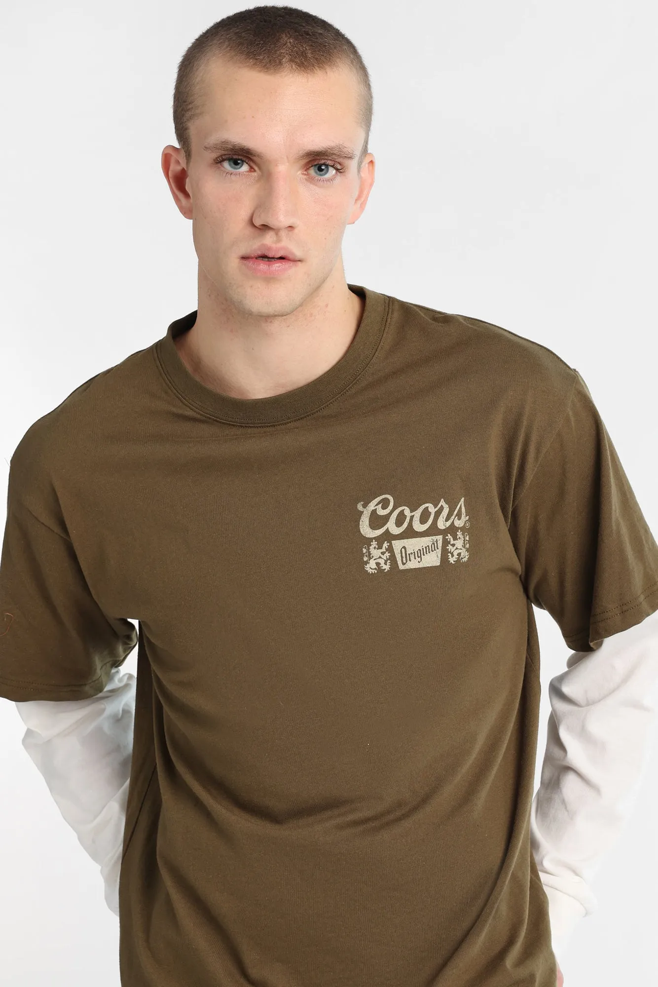 Coors Original Long Sleeve Layered Twofer Tee sold by Bluenotes product image thumbnail 3