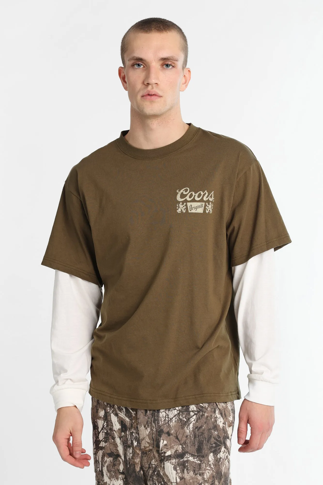 Coors Original Long Sleeve Layered Twofer Tee sold by Bluenotes product image thumbnail 2