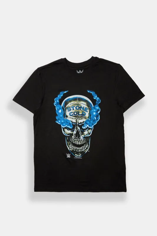Stonecold Skull WWE Graphic Tee sold by Bluenotes