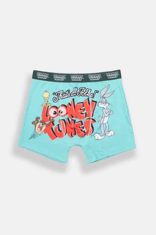 Looney Tunes That's All Folks Printed Boxer Briefs sold by Bluenotes