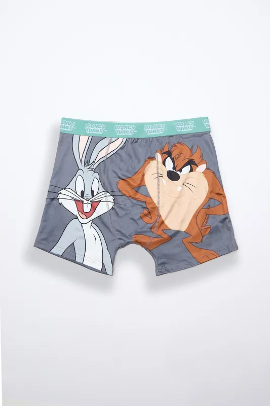 Looney Tunes Bugs Bunny & Taz Printed Boxer Briefs sold by Bluenotes