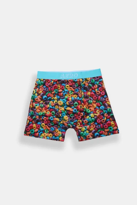 AERO Fruity O's Cereal Printed Boxer Briefs sold by Bluenotes