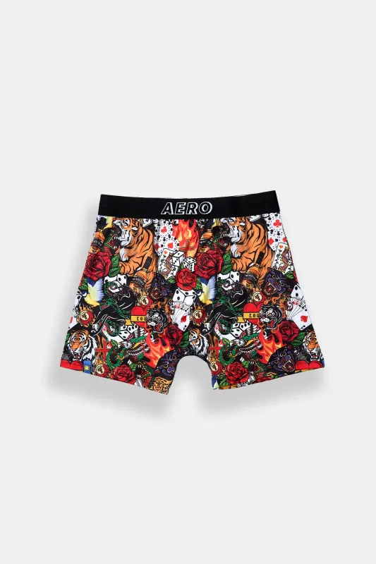 AERO Tiger & Die Printed Boxer Briefs sold by Bluenotes