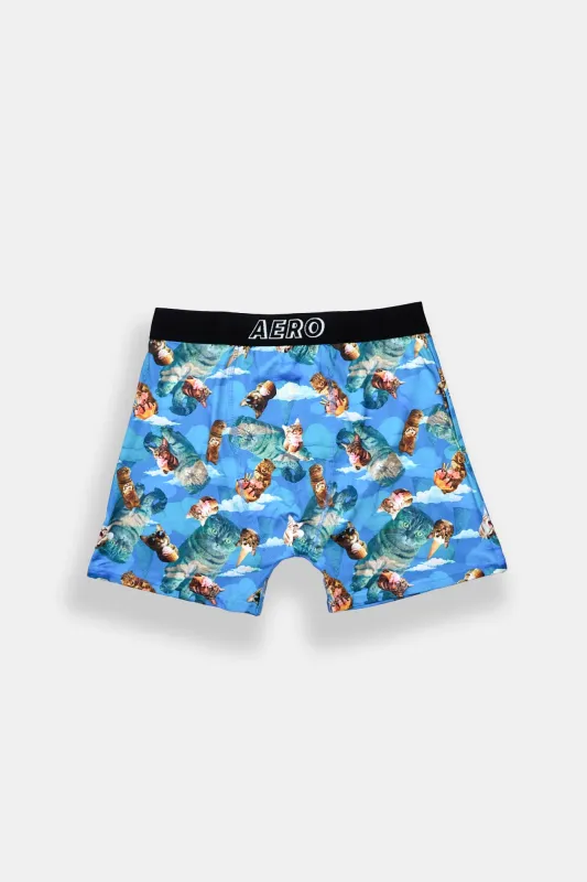 AERO Cats & Ice Cream Printed Boxer Briefs sold by Bluenotes