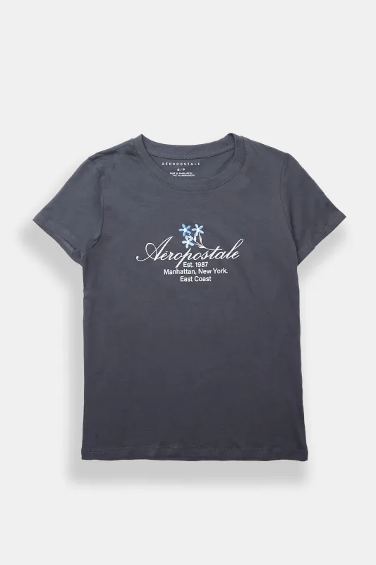 Aéropostale Flowers Graphic Classic Tee sold by Bluenotes