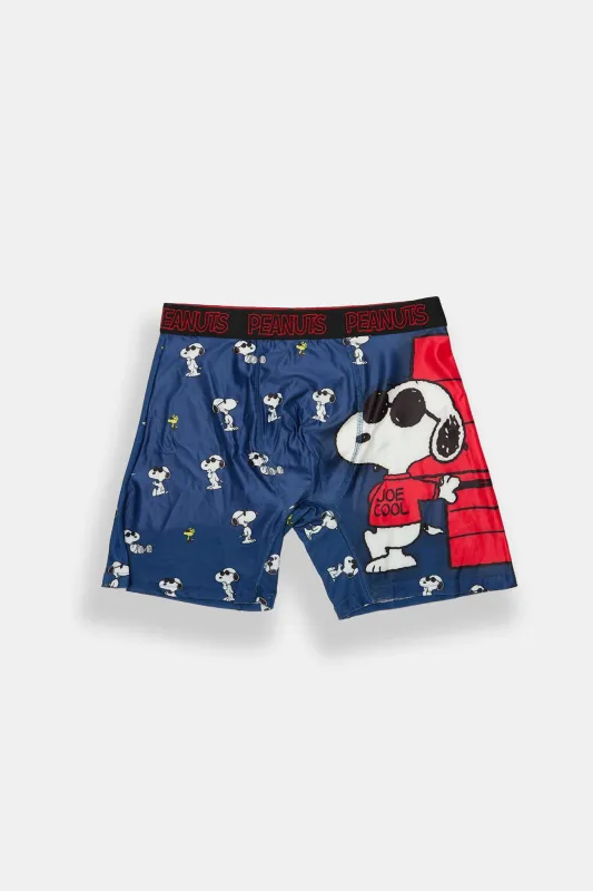 Peanuts Snoopy & Woodstock Dog House Printed Boxer Briefs sold by Bluenotes