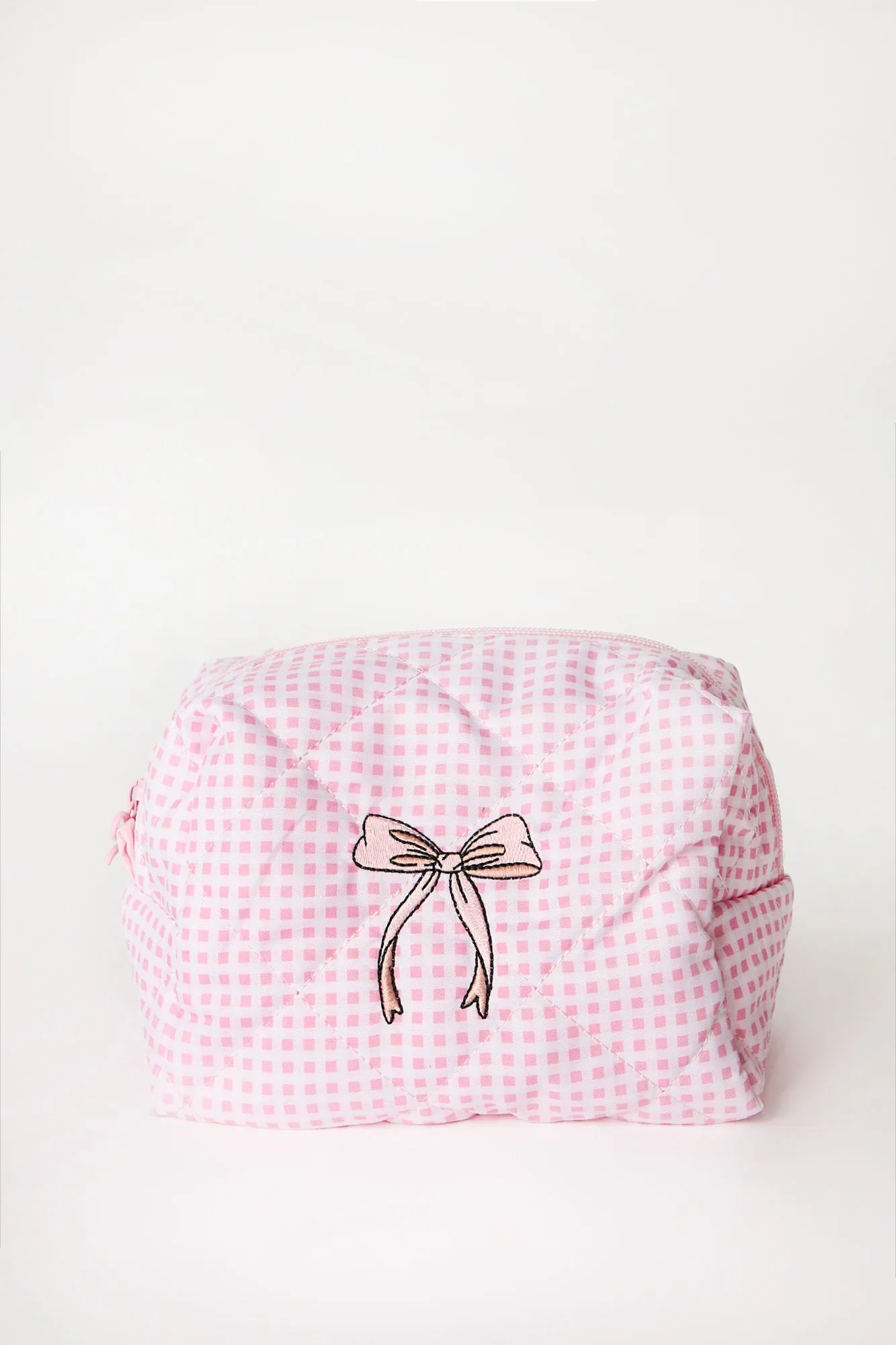 Quilted Zip-Up Make-Up Bag sold by Bluenotes product image thumbnail 2