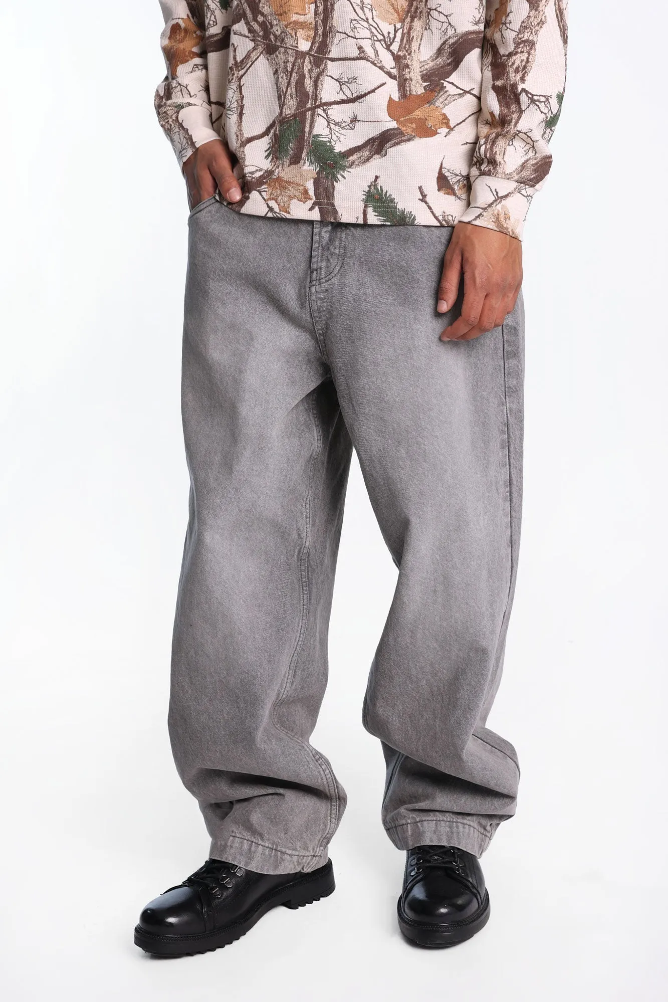 Flaming Tigers Embroidered Skater Jeans sold by Bluenotes