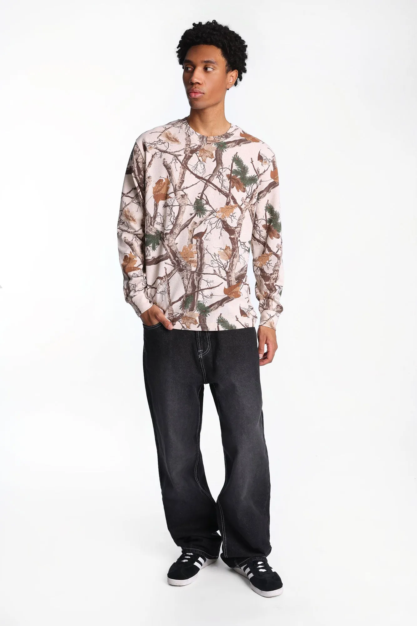 Tiger Rose Embroidered Baggy Jeans sold by Bluenotes product image thumbnail 5