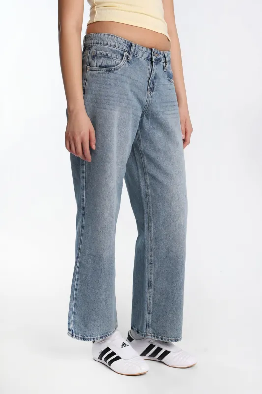 AERO Low Rise Baggy Jeans sold by Bluenotes