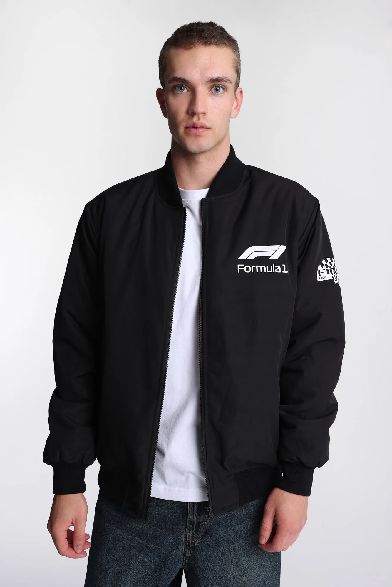 F1 Zip-Up Racing Jacket sold by Bluenotes product image thumbnail 3