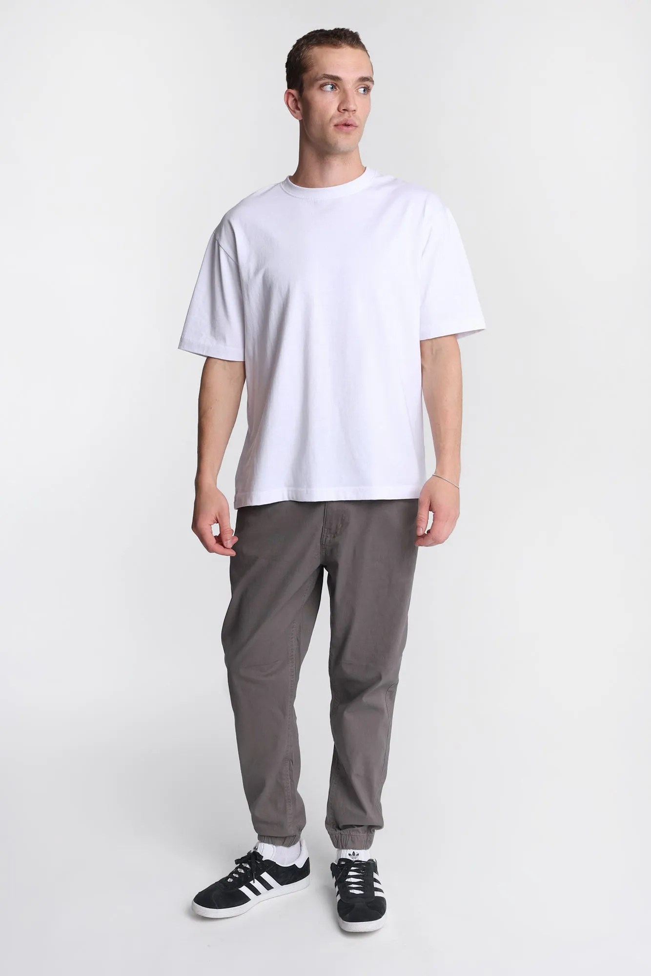 Relaxed Cinched Bottom Twill Jogger sold by Bluenotes product image thumbnail 4